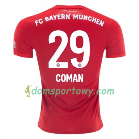 Koszulka Bayern Monachium Kingsley Coman 29 Domowe Koszulki Piłkarskie 2019-2020 Krótki Rękaw